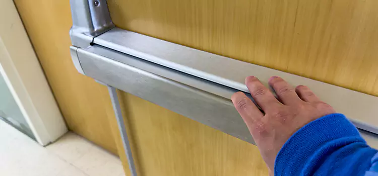 Installing a Push Bar on a Door Eden Prairie